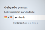 kostenloser Spanisch Vokabeltrainer - Vokabeln von Deutsch ins Spanische oder Spanisch ins Deutsche übersetzen